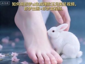 如何用即梦ai生成爆款玉足美足视频,即梦出图+即梦出视频,快速涨粉 – 战狼项目网_分享创业资讯_最新网络项目资源-生财有道